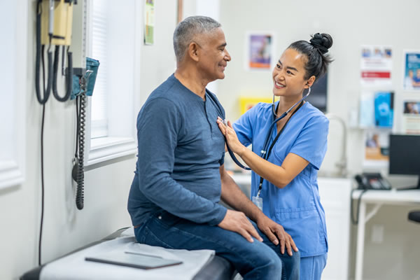 Picture of a Lung Cancer Screening procedure